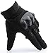 OMGAI Men's Motorcycle Gloves Full Finger Tech Touch Smart Gloves for Tactical Airsoft Outdoor Sports Black