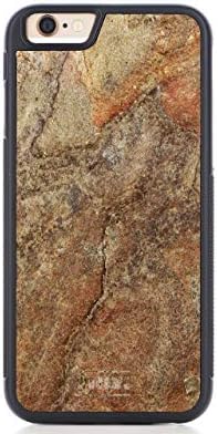 WoodWe iPhone Case Made of Natural Stone | for iPhone 7/8 | Slim & Light Cover | Heavy Duty Protection | Burning Forest
