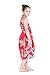 Girl Hawaiian Halter Dress in Hibiscus Red Size 6
