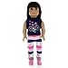 Girl and Doll Matching Outfit Clothes - Tank Top and Sweatpants Set for Girl & Doll - Size 6