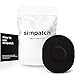 SIMPATCH Universal Adhesive Patch (25-Pack) - Waterproof Adhesive, CGM Patches (Black)
