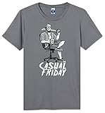 Shirt.Woot - Men's Casual Friday the 13th T-Shirt - Slate