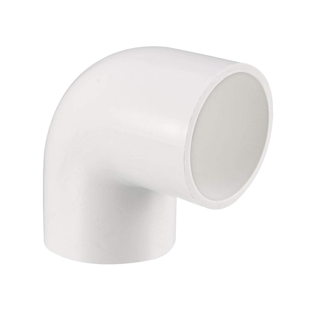 sourcing map 40mm Slip 90 Degree PVC Pipe Fitting Elbow Coupling Connector 5 Pcs