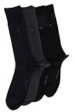 Calvin Klein Mens (Bonus 4 Pack) Cotton Dress Socks