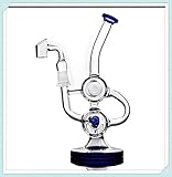 8.5 Inch Blue Accent Glass