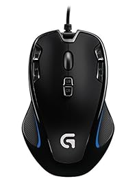 Logitech G300s Mouse óptico ambidiestro para videojuegos. 9 botones programables, memoria incorporada.