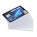 kwmobile 10 Pieces Credit Card Sleeves - Transparent ID Holders