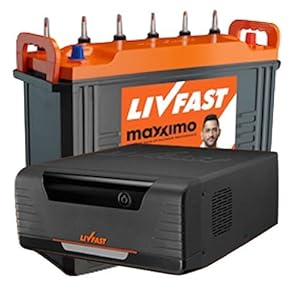 Livfast Tall Tubular Inverter Ups Battery 0ah 12v Grshoppingstore
