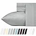 California Design Den Twin Sheets Set - Soft 400 Thread Count Sateen, Natural 100% Cotton Sheets with Deep Pockets, Cooling and Durable Bedding Set - Slate Gray