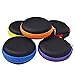 eBoot Hard EVA Case Storage Bag for Earbuds/ Earphone Headset, Round Shape, 5 Pieces
