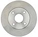ACDelco Silver 18A1097A (19285739) Non-Coated Front Disc Brake Rotor