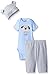 Gerber Baby Three-Piece Bodysuit Pant Set with Cap, Dog, 3-6 Months