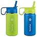 Thermoflask Kids Double Wall Vacuum Insulated Stainless Steel (Green/Blue)