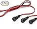 3 Pack of PLUG-N-PLAY Instrument Cluster LED Indicator Light Dash Bulbs. Aluminum Pilot Lights. Color Acrylic Lens. Flush Panel Mount 5/16