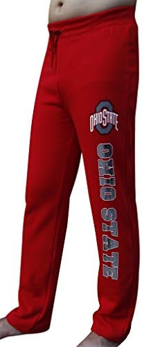 Men's Ohio State Buckeyes Vintage Sporty Sweatpants Pajamas Trousers - Red (Size: XL)