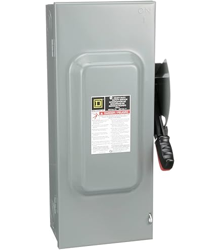 Square D - HU363RB Heavy Duty Safety Switch, Non-Fusible, 100-Amp