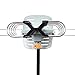 Outdoor TV Antenna, VIEWTEK Amplified HD Digital HDTV Antenna 150 Mile Range Motorized 360 Degree Rotation, Antennae for 2 TVs Support - UHF/VHF Signal Wireless Remote Control - Longer 33FT Coax Cable
