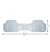 All-Weather Rubber Floor Mat Liner - for Autos - Built to Last Clear Rear Runner