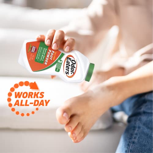 OdorEaters Foot Powder, 6 oz, Pack of 4 Shoe Odor Foot Odor