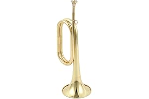 ciopswslk School Adults Kids B Flat Bugle Call Battle Trumpet Party Parade March Band Trumpets Photography Prop Music Equipme