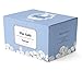 White Rabbit Premium Cotton Pad (Perforated Type, suitable for make up removal)- Authentic Korean 100% cotton- 1 box of 200 cotton Pads- Untreated, Grown Free of Pesticides and Chemical Fertilizers