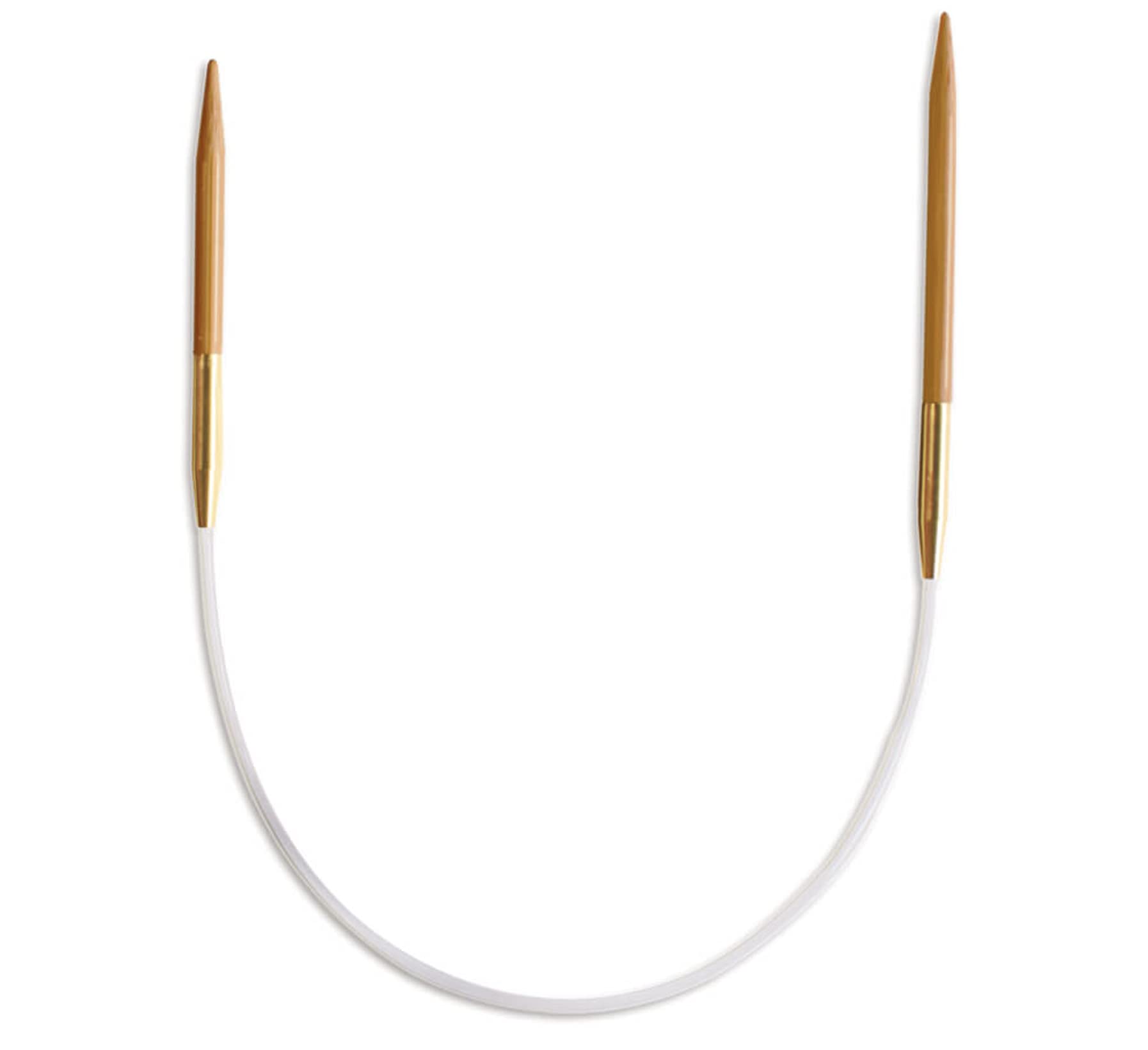 Seeknit KA06127 Bamboo Circular Knitting Needles, Brown, 23 cm x 2.5 mm