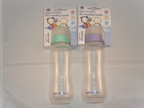 6 pack of 8oz / 250mls Baby Feeding Bottles 0+ Months Medium Flow Silicone complies with BSEN 14350