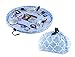 Lay-n-Go Drawstring Makeup Bag – Serene Blue, 20 inch - Travel Cosmetic Bag and Jewelry, Electronics, Toiletry Bag