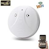 Wifi Hidden Spy Camera, Mini Smoke Detector Cam HD 1080P, TANGMI Wireless Security Camera Wall Mount Motion Detection Video Surveillance Camcorder IP P2P Android iPhone Remote Control for Home Office