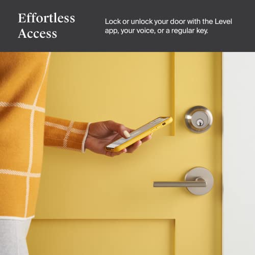 Level Lock Smart Lock, Keyless Entry, Smartphone Access, Bluetooth