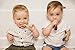 Farber Baby | Toddler Toothbrush (4 Pack) - Extra Soft Bristles, BPA Free, Soothing Teething Nub Ring Handle, 0-2 Years (Blue/Green)