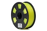 GP3D Yellow PLA 3D Printer Filament - 1KG 1.75mm 2.2lbs. Compatible With 3D Printers Reprap, Makerbot Replicator 2, Makergear M2 and up, Afinia, Solidoodle 2, Printrbot