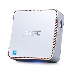 ACEPC Mini PC, Intel Celeron J4125 Processor (up to 2.7GHz) Windows 10 Pro Mini Desktop Computer with 6GB DDR4/128GB ROM…