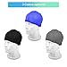 Comforer Swim Cap Silicone Swimming Cap for Women Men Adults Youths Waterproof Bathing for Long or Short Hair with 3D Ergonomic Design, Comfortable Fit Swim Caps - Black