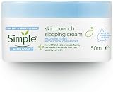 Simple 50ml Water Boost Sleeping Cream Hydrating Overnight Facial Moisturiser view 1