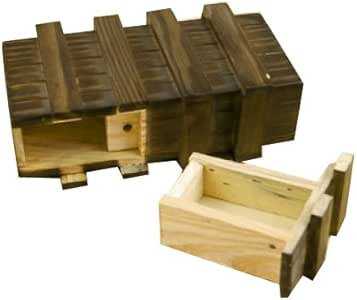 Caja mágica de madera con cajón secreto adicional: Amazon.es: Hogar