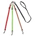 3 Way Dog Leash Reflective Adjustable Coupler No Tangle Detachable 3 in 1 Multiple Dog Leash with Soft Padded Handle for 1 2 3 Dog Pet Cat Puppy Walking Training (3 Way Multi-Color)