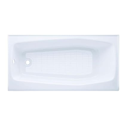 Villager Alcove Bathtub With Integral Apron And Left Hand Drain 60x31 In White