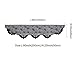 N&T NIETING 80 X 20inch Black Lace Cobweb Fireplace Scarf Mysterious + Stretch Spiderweb for Halloween Party Fireplace Door Window Decoration