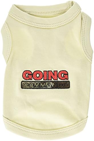 Parisian Pet Going Commando T-Shirt, X-Small