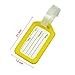 BlueCosto 10x Yellow Luggage Tags for Suitcases Travel Bag Tag Suitcase Baggage Name Label