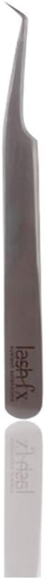 Lash FX Stainless Steel Russian Hook Tweezers, Silver