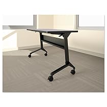 Mayline Flip-n-Go Table Base, 70 1/2w x 21 1/4d x 27 7/8h, Black