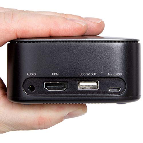 Miroir Micro Pocket Projector, M75, Grey, 1080P Supported, 50 in