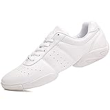 Smapavic Cheer Shoes Women Cheerleading Dance Shoes Fashion Sneakers Athletic Sport Training Lace Up Shoes for Gilrs
