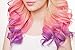 Blingirls Chalk-it Hair Coloring Chalk, Temporary Hair Coloring in Bright Colors Purple, Green, Pink, Blue, Works On All Hair Colors