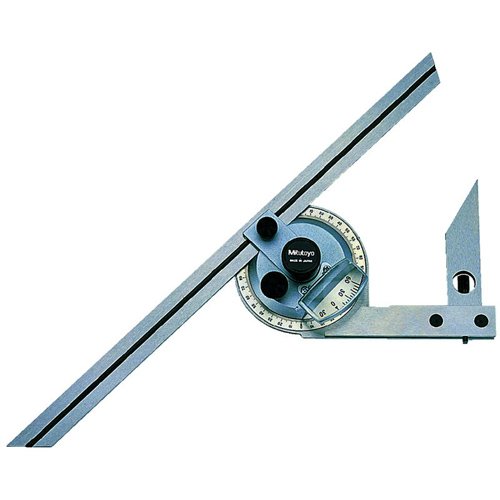 Mitutoyo 187901 Universal Bevel Protractor, 150 mm, 300 mm Blade