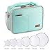 Amsuper Lunch Bag One Size,Insulated Lunch Bag with FDA Silicone Lids,Lunch Box Insulated Lunch Container(Mint)