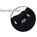 LANBAOSI Boys&Girls Long Sleeve Compression Soccer Practice T-Shirt Black