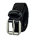 Levi's Boys' Big Kids Belt - School Casual for Jeans Classic Strap and Single Prong Buckle, Black Braided, Medium